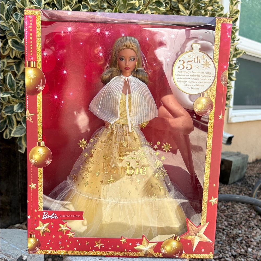 2023 Barbie Signature 35th Anniversary Doll - Red and Gold
